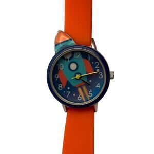 Kids/ Women's Unique Quartz Rocket Face Watch 27mm -Adjustable Band -New Battery